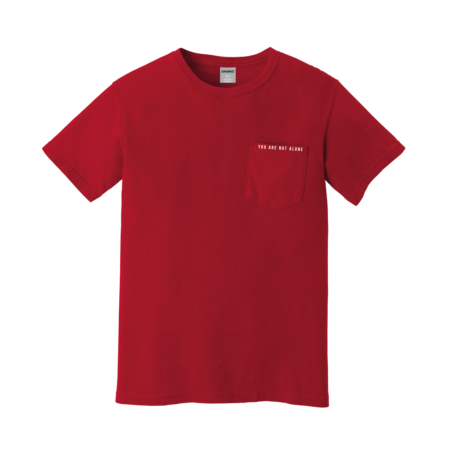 You Are Not Alone - Heavyweight Pocket Tee