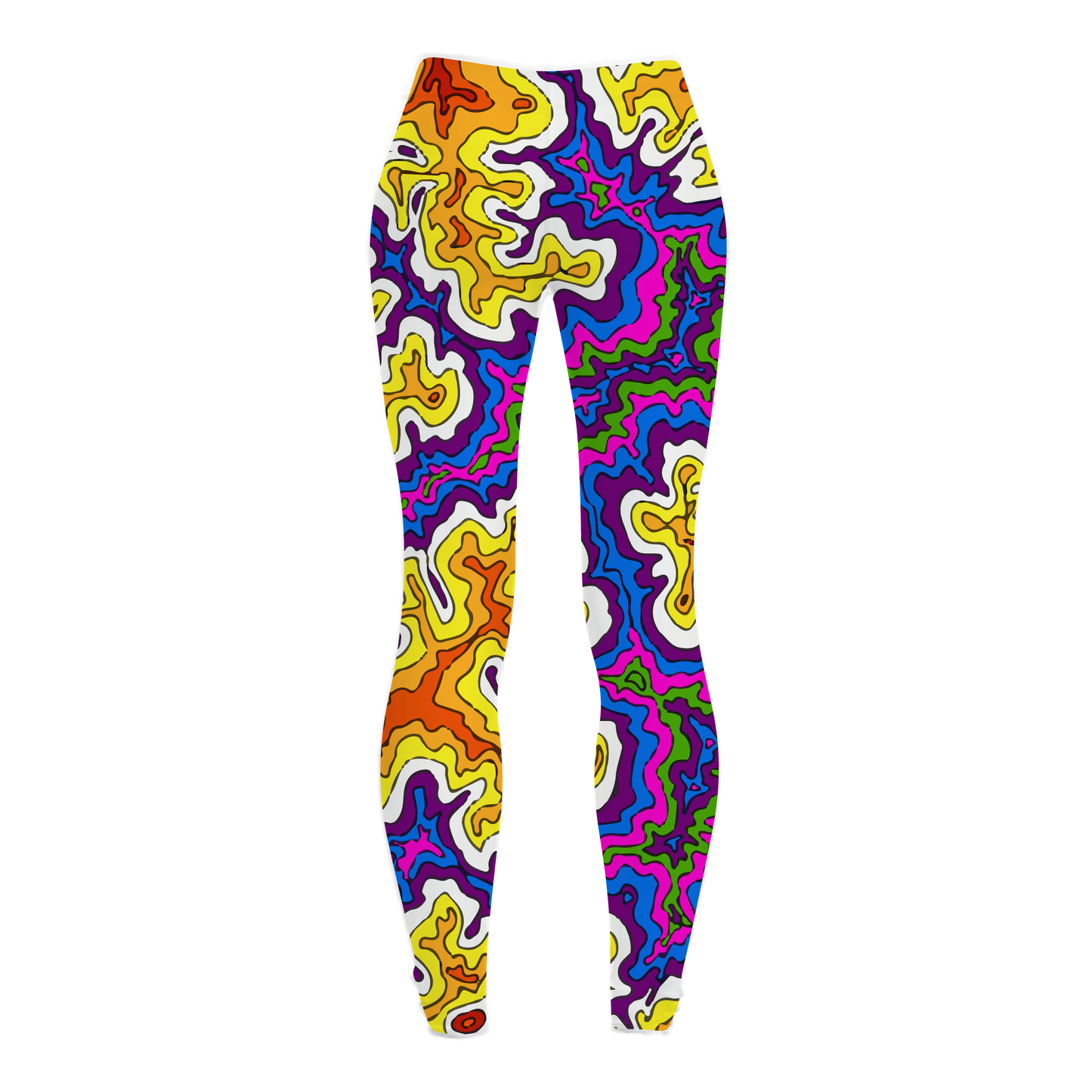 Fire Opal - High Waist Leggings