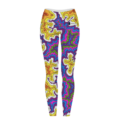 Fire Opal - High Waist Leggings