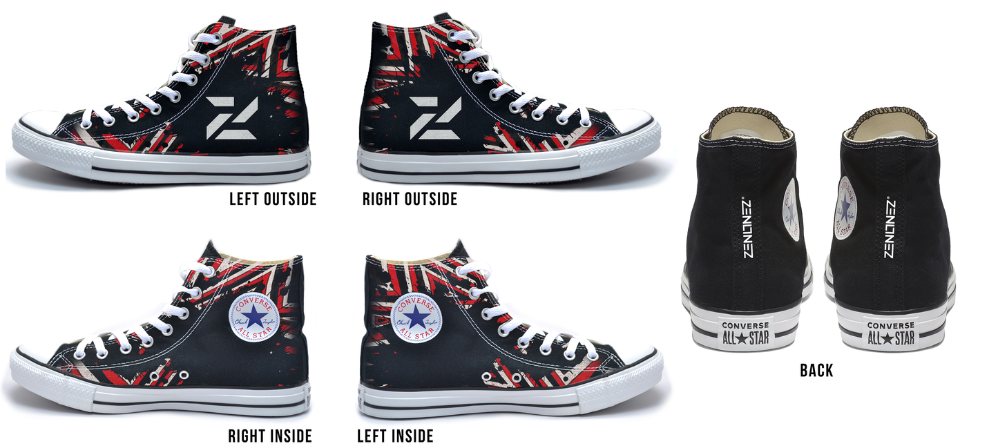 Zenlinez Horsing Around All Star Converse High Top