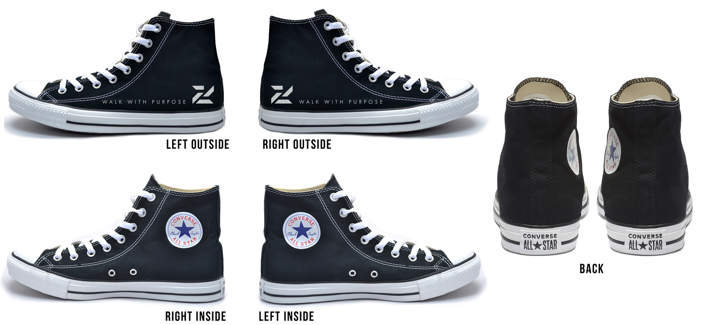 ZENLINEZ Logo Converse All Star High Top