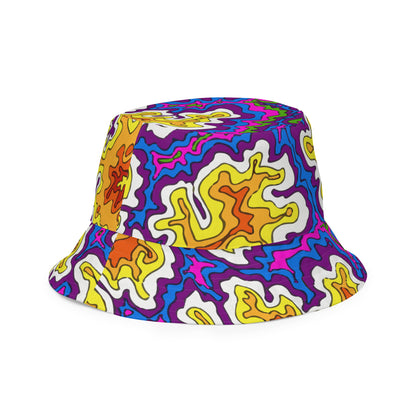 Fire Opal Reversible bucket hat