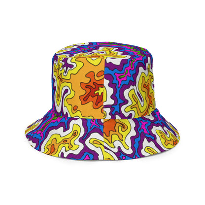 Fire Opal Reversible bucket hat